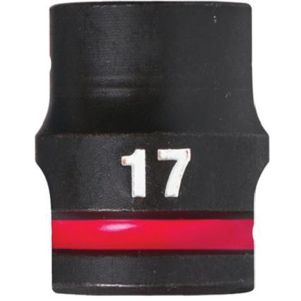 1/2"SQ DRIVE; SHOCKWAVE IMPACT SOCKET 17mm STD-II