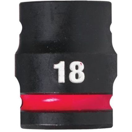 1/2"SQ DRIVE; SHOCKWAVE IMPACT SOCKET 18mm STD-II