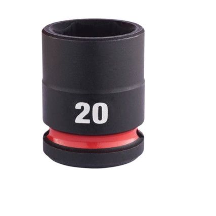 1/2"SQ DRIVE; SHOCKWAVE IMPACT SOCKET 20mm STD-II