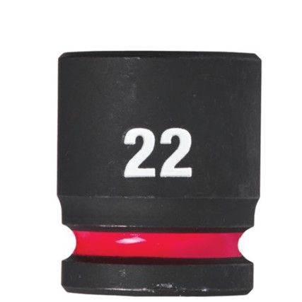 1/2"SQ DRIVE; SHOCKWAVE IMPACT SOCKET 22mm STD-II