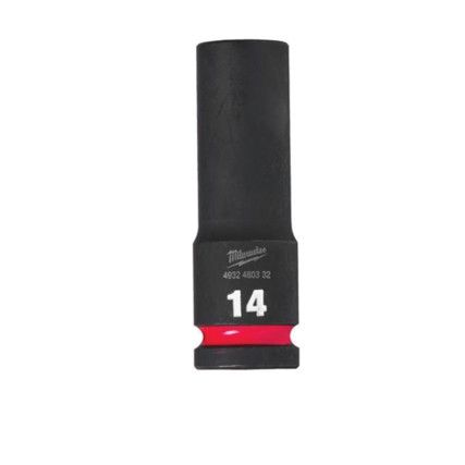 1/2"SQ DRIVE; SHOCKWAVE IMPACT SOCKET 14mm DEEP-II