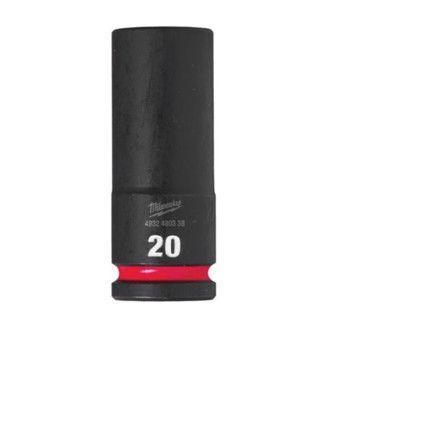 1/2"SQ DRIVE; SHOCKWAVE IMPACT SOCKET 20mm DEEP-II