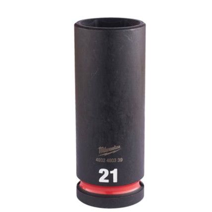 1/2"SQ DRIVE; SHOCKWAVE IMPACT SOCKET 21mm DEEP-II