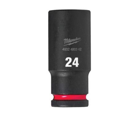 1/2"SQ DRIVE; SHOCKWAVE IMPACT SOCKET 24mm DEEP-II