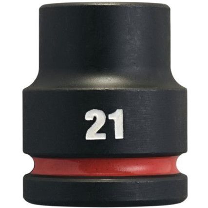 3/4"SQ DRIVE; SHOCKWAVE IMPACT SOCKET 21mm STD-II