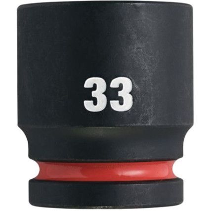 3/4"SQ DRIVE; SHOCKWAVE IMPACT SOCKET 33mm STD-II