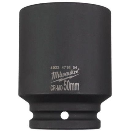 3/4"SQ DRIVE; SHOCKWAVE IMPACT SOCKET 50mm DEEP