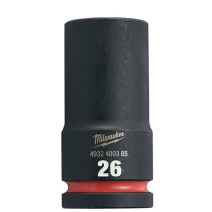 3/4"SQ DRIVE; SHOCKWAVE IMPACT SOCKET 26mm DEEP-II