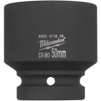 1"SQ DRIVE; SHOCKWAVE IMPACT SOCKET 50mm STD