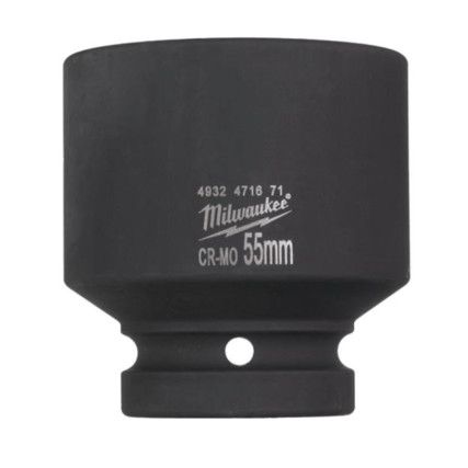 1"SQ DRIVE; SHOCKWAVE IMPACT SOCKET 55mm STD