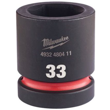 1"SQ DRIVE; SHOCKWAVE IMPACT SOCKET 33mm STD-II