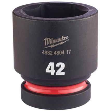 1"SQ DRIVE; SHOCKWAVE IMPACT SOCKET 42mm STD-II