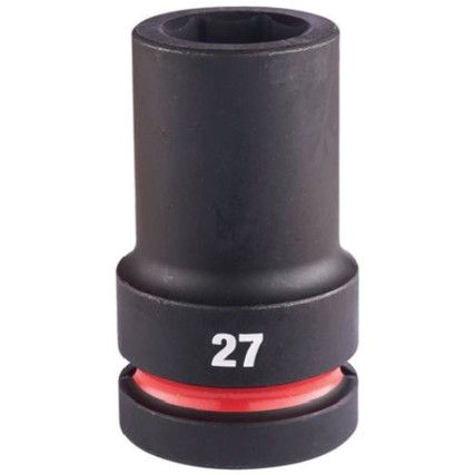 1"SQ DRIVE; SHOCKWAVE IMPACT SOCKET 27mm DEEP-II