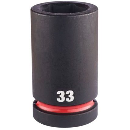 1"SQ DRIVE; SHOCKWAVE IMPACT SOCKET 33mm DEEP-II