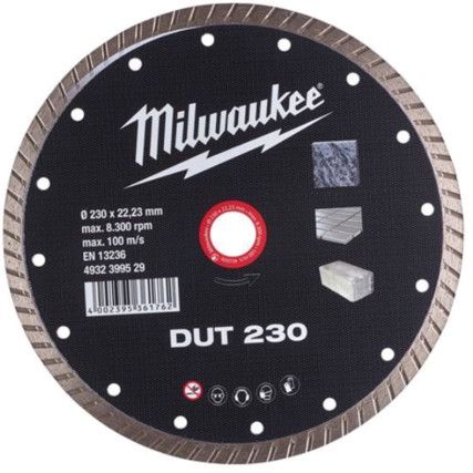 DIAMOND BLADE PROFESSIONAL DUT230mm