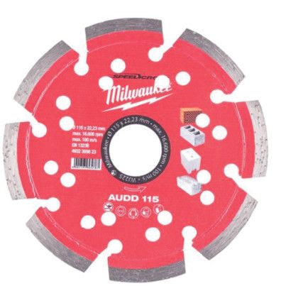 DIAMOND BLADE SPEEDCROSS AUDD115mm