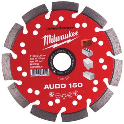 DIAMOND BLADE SPEEDCROSS AUDD150mm