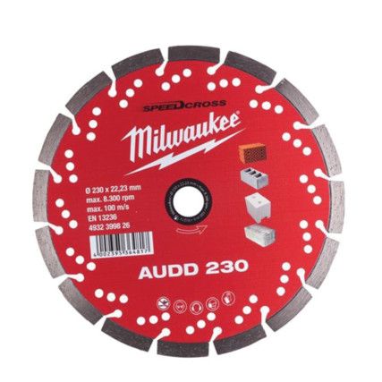 DIAMOND BLADE SPEEDCROSS AUDD230mm