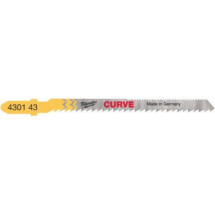 JIGSAW BLADE CURVE 75X2.5mm(PK-5)