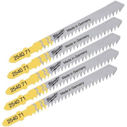 JIGSAW BLADE T101B 75x2.5mm(PK-5)