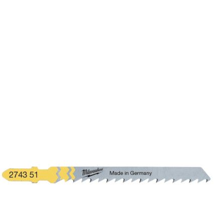 JIGSAW BLADE T101D 75x4mm (PK-5)