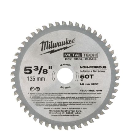 CIRCULAR SAW BLADE (CSB) P M135x20x1.6x50