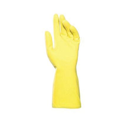 Alto 258 Mechanical Hazard Gloves, Yellow, Interlock Cotton Liner, Latex Coating, EN388: 2016, 1, 1, 1, 0, X, Size 9