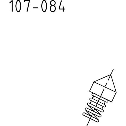 4204 CLAMP SCREW, SPRING & SPRING PIN