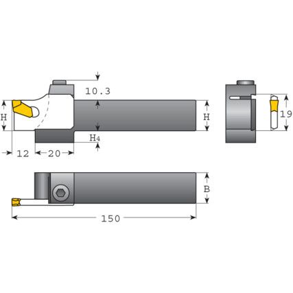 SGBHR-1010 SELF-GRIP TOOLHOLDER