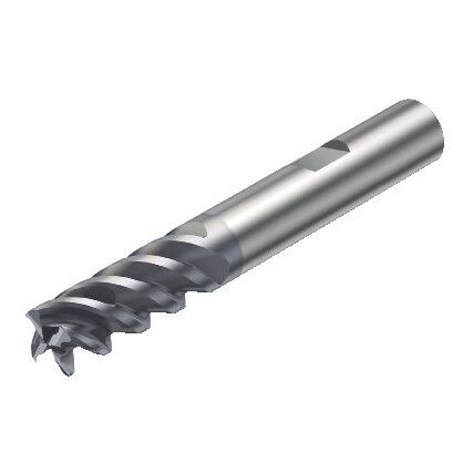 CoroMill® Plura, End Mill, Regular, Straight Shank, 20mm, TiAlN, Carbide