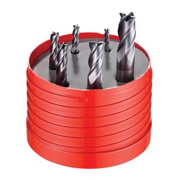 S991 Carbide Standard Slot Drill Set,  TIALN Coated, 6 Piece thumbnail-2