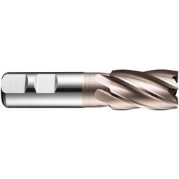 Series C246 HSS-E Flatted Shank Multi Flute End Mill - TiCN Coated - Metric  thumbnail-2