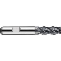 Series C908 HSS-E Flatted Shank Multi Flute Roughing End Mill - Alcrona Coated - Metric  thumbnail-3