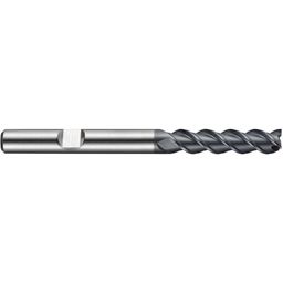 Series C920 HSS-E Flatted Shank Multi Flute Long Series End Mill - Alcrona Coated - Metric  thumbnail-4