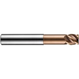 Series S521 Carbide 4 Flute Extra Short Corner Radius End Mill - TiSiN Coated - Metric  thumbnail-2