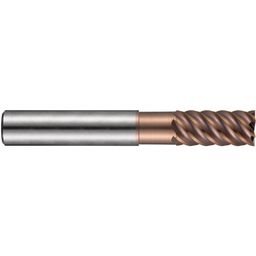 Series S525 Carbide Multi Flute Short Series End Mill - TiSiN Coated - Metric  thumbnail-3