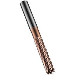 Series S526 Carbide Multi Flute Long Series End Mill - TiSiN Coated - Metric  thumbnail-0