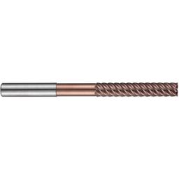 Series S527 Carbide Multi Flute Extra Long End Mill - TiSiN Coated - Metric  thumbnail-3