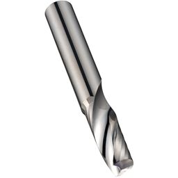 Series S637 Carbide 1 Flute 25° Standard Length Slot Drill - Metric  thumbnail-0