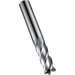 Series S814HB Carbide 4 Flute Weldon Flat Short Series Slot Drill - Alcrona Coated - Metric - DIN 6527L thumbnail-0