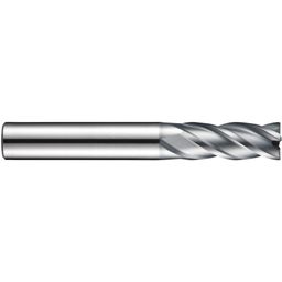 Series S814HB Carbide 4 Flute Weldon Flat Short Series Slot Drill - Alcrona Coated - Metric - DIN 6527L thumbnail-1