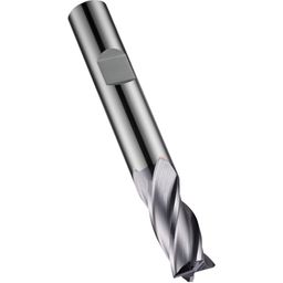 Series S944 Carbide 4 Flute Flatted Shank End Mill - TiALN Coated - Metric  thumbnail-1