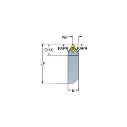 QS-SDNCN CoroTurnⓇ 107 QS Shank Tool For Turning thumbnail-0