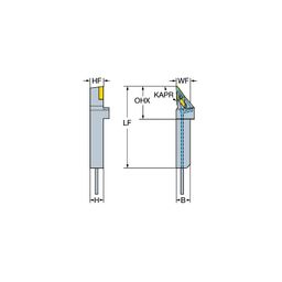 QS-SVJCL/R CoroTurnⓇ 107 QS Shank Tool For Turning thumbnail-0