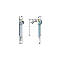 QS-STJCL/R CoroTurnⓇ 107 QS Shank Tool For Turning thumbnail-0