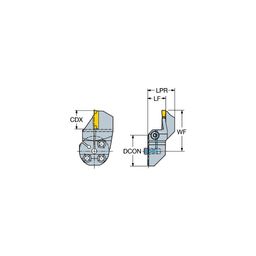 570 - 123F15 CoroCutⓇ 1-2 Head For Face Grooving thumbnail-0