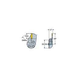 570 - 32L/R D12 CoroCutⓇ 1-2 Head For Grooving thumbnail-0