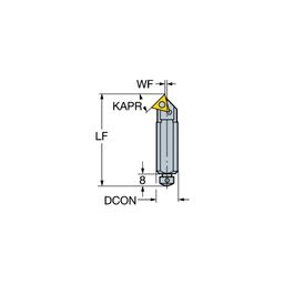 L142 CoroTurnⓇ 107 Cartridge For Turning
 thumbnail-0