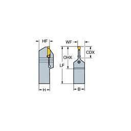 NF123J CoroCutⓇ 1-2 Shank Tool For Profiling thumbnail-0