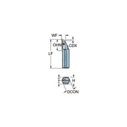 RAF151.37 T-MaxⓇ Q-Cut Boring Bar For Face Grooving thumbnail-0